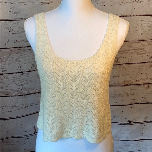 COTTON ON Crochet Cream Small Crop Top - Picture 2 of 13